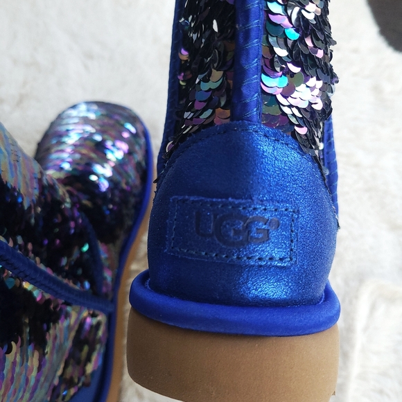 Ugg Mermaid Cosmic Multicolored Sequin Boots - Picture 8 of 12